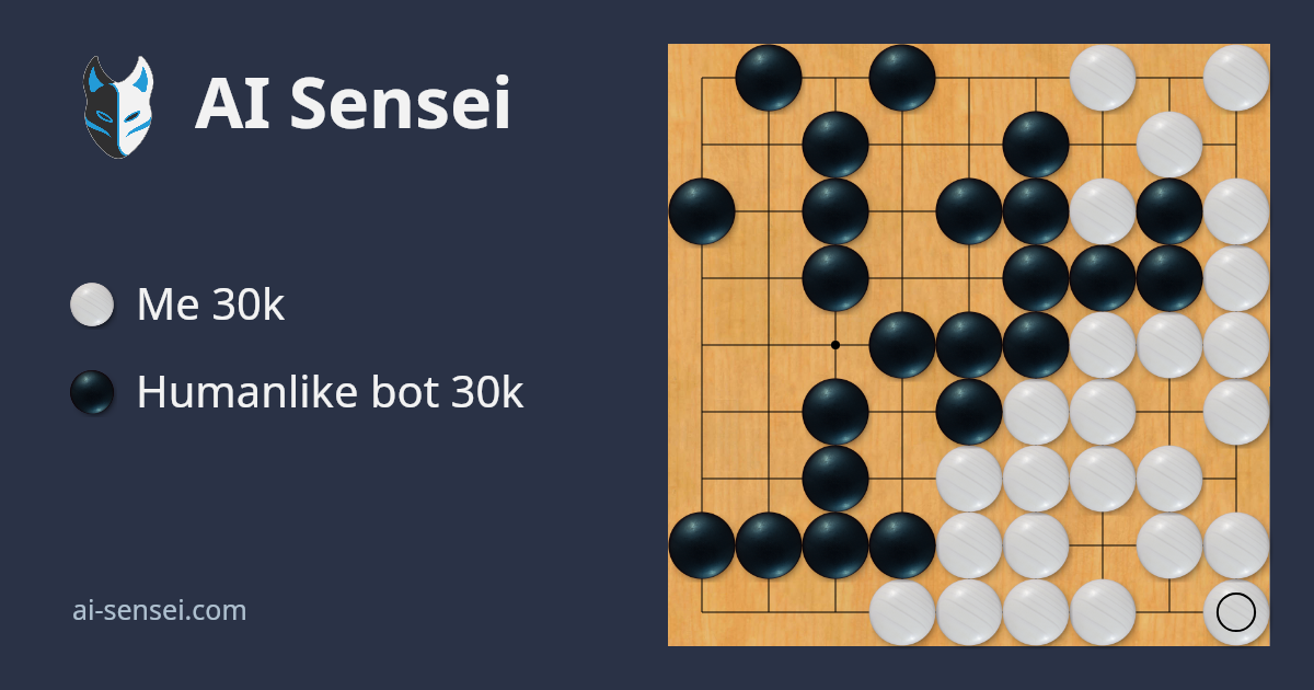 AI Sensei | Me vs Humanlike bot 30k